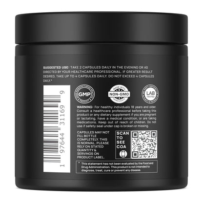 Triple Sleep Magnesium L-Threonate w. Apigenin, Theanine & Magtein Magnesium L Threonate - High Absorption Magnesium Supplement Capsules for Men and Women Magnesium Powder Pills - dailyvitalstore
