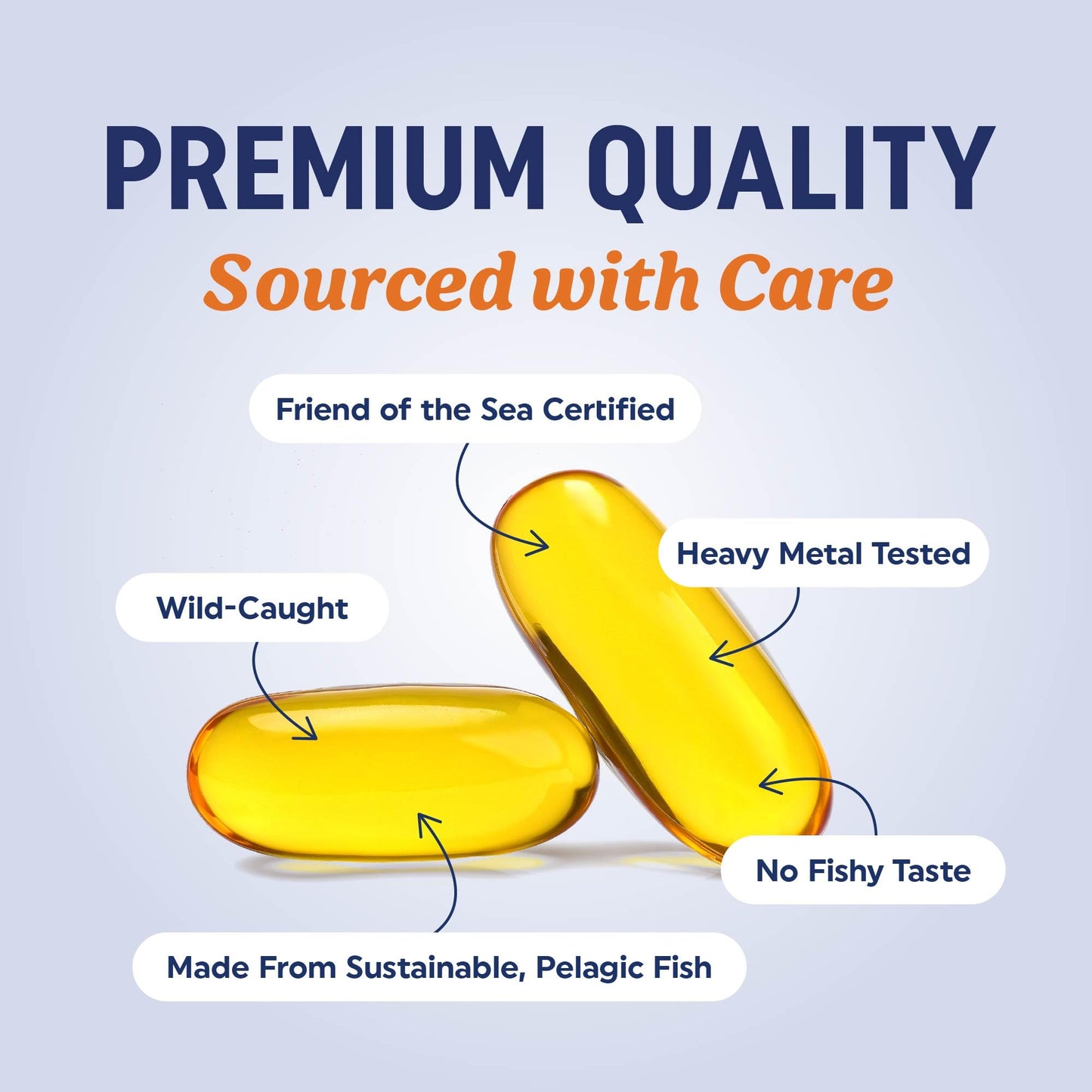 Triple Strength Omega 3 Fish Oil 3600 mg | EPA & DHA | Over 2100mg Omega-3 Fatty Acids | 1300mg EPA + 860mg DHA | Best Essential Fatty Acids | Premium Wild Caught & Burpless Fish Oil | 120 Ct - dailyvitalstore