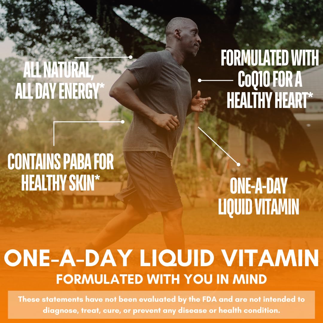Tropical Oasis Mega Plus - Liquid Multivitamin and Mineral Supplement – Includes 85 Vitamins & Minerals, 20 Amino Acids + CoQ10, Grape Seed Extract & Organic Aloe Vera - 32oz, 32 Servings, 33460 - dailyvitalstore