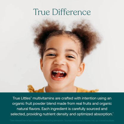 True Grace True Littles Daily Kids Multi - 120 Pectin Gummies - Immune, Cognitive, Bone & Eye Support - Clinically Studied Lutemax Kids Lutein - dailyvitalstore