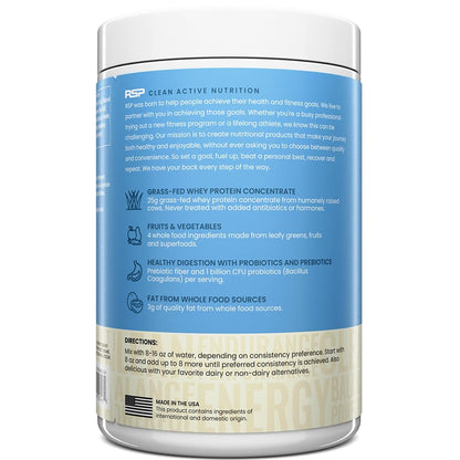 TrueFit High Fiber Protein Powder, Grass-Fed Whey Meal Replacement Shake with Prebiotics, Probiotics, & Organic Superfoods, Keto Friendly, Gluten Free - dailyvitalstore