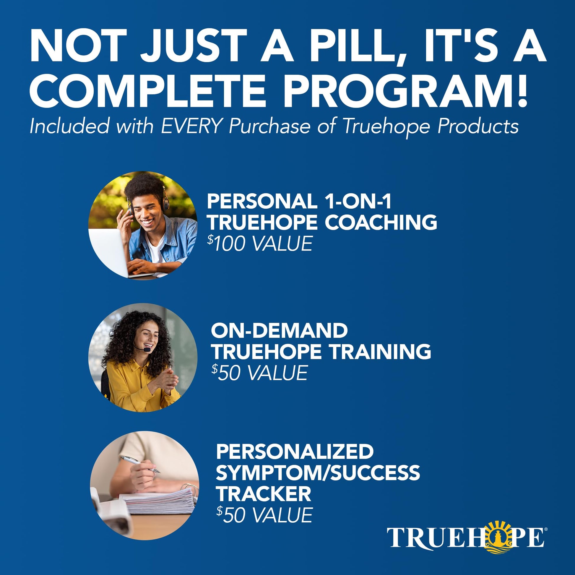 Truehope EMPowerplus Advanced Multivitamin for Women & Men - Broad-Spectrum Multivitamins & Chelated Minerals | 1000% Better Absorption | 37 Research Studies & 28 Years of Success | 30 Day Supply - dailyvitalstore
