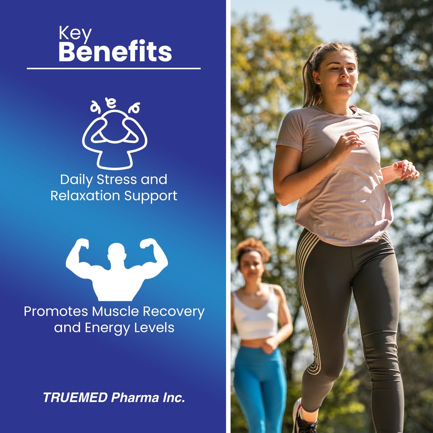Truemed Triple Magnesium Complex Supplement 235mg with Magnesium Citrate, Malate & Lysinate Chelate | Magnesium Supplement for Sleep, Muscle Relaxation, Energy & Nerve Support | 60 Capsules, USA Made - dailyvitalstore