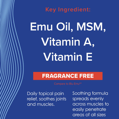 True+Real Emu Oil Gel, 12 oz - dailyvitalstore
