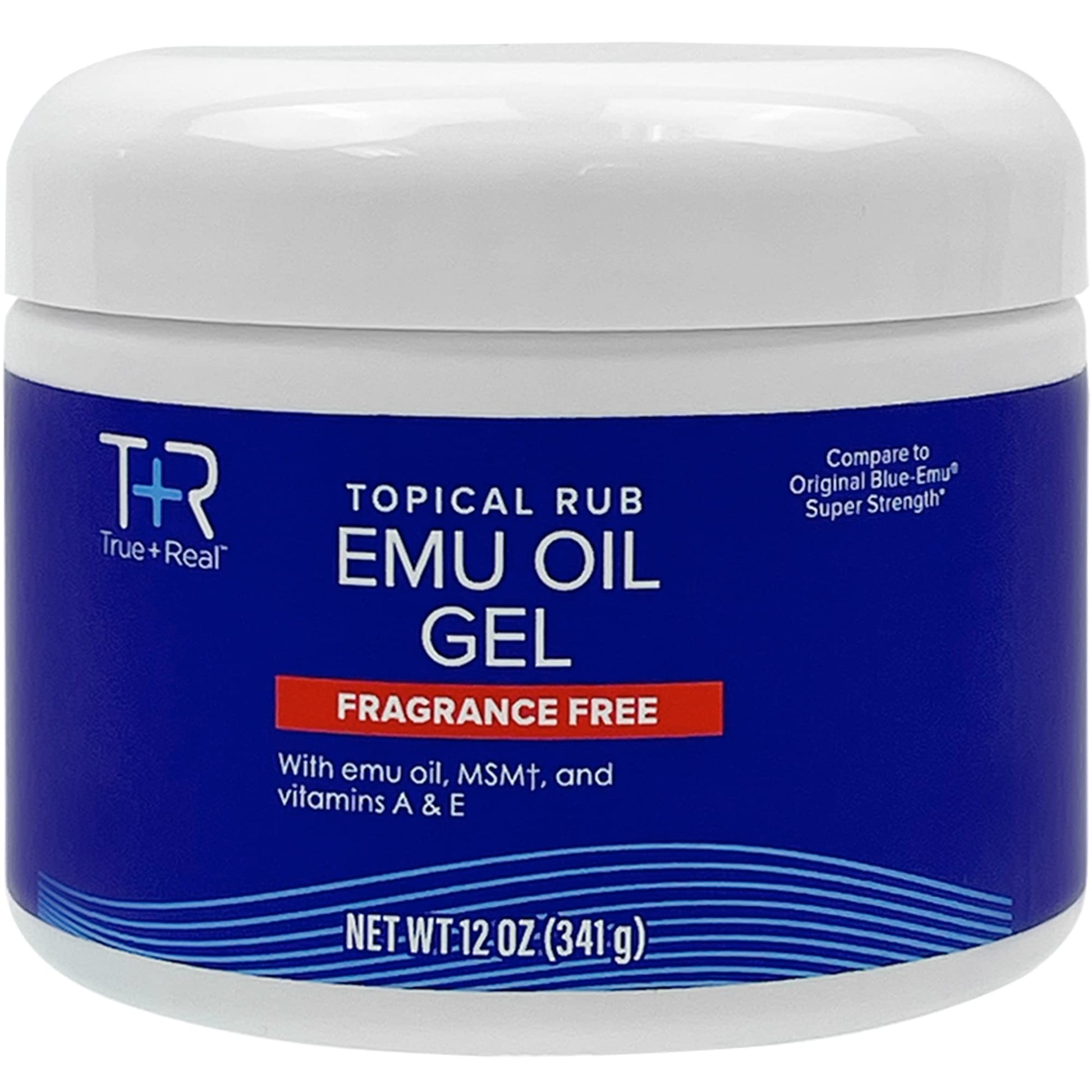 True+Real Emu Oil Gel, 12 oz - dailyvitalstore