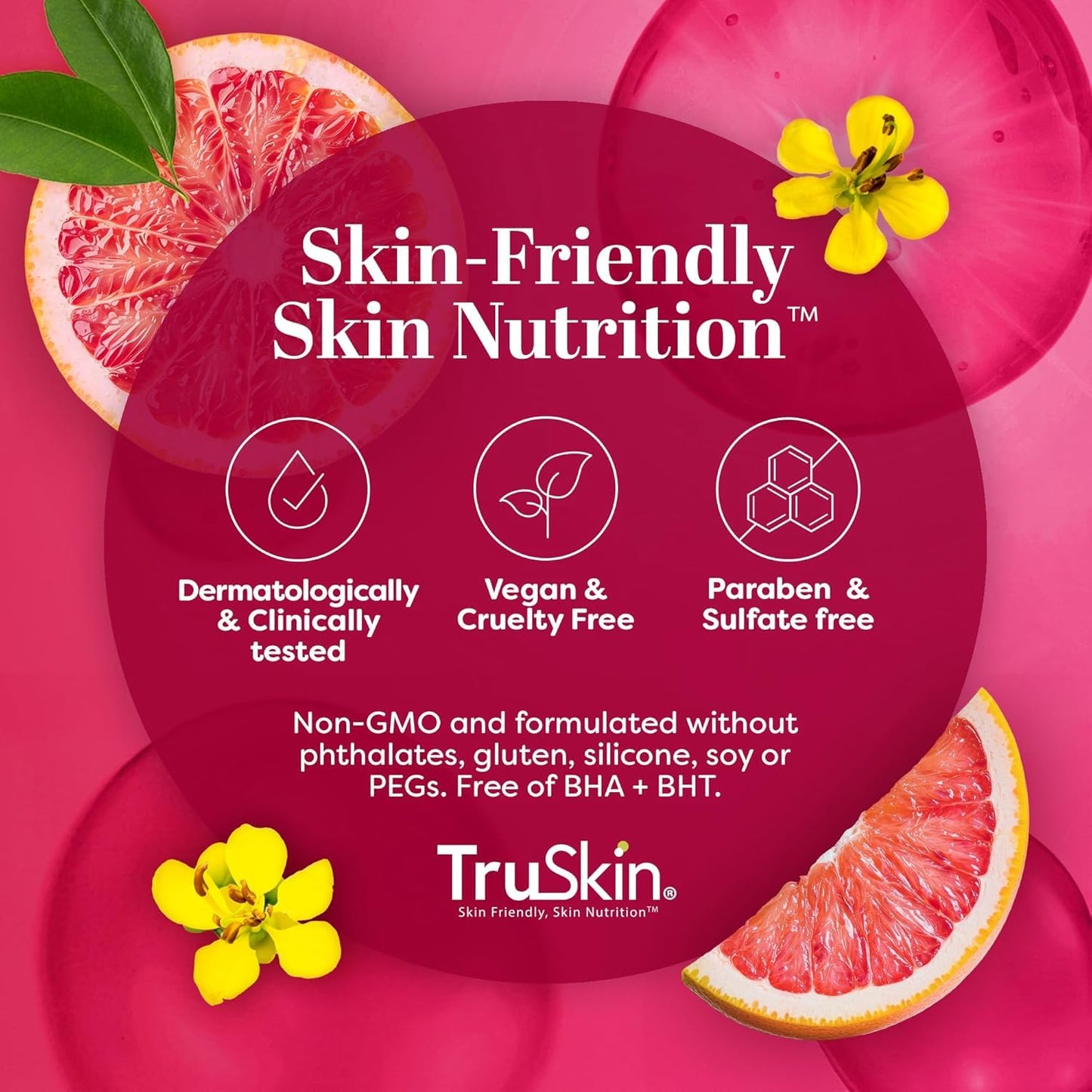 TruSkin Vitamin C Super Serum for Face - Five Skin Benefits in One Serum with Vitamin C, Retinol, Niacinamide, Hyaluronic Acid & Squalane - dailyvitalstore