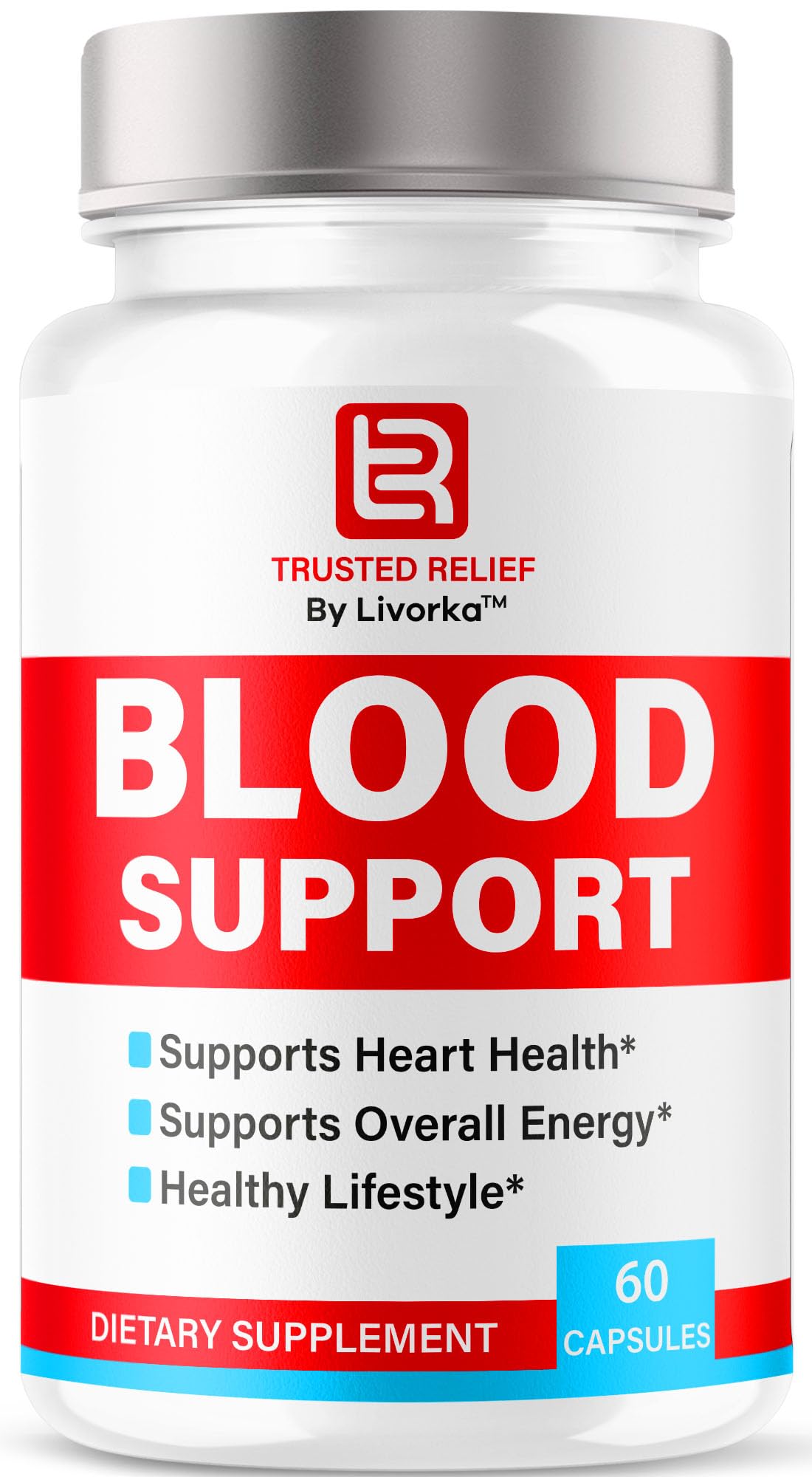 Trusted Relief Blood Support Capsules - Official TrustedRelief Blood Support Vitamin Pills, Natural Trusted Relief Advanced Premium Formula Wellness & Overal Health, 60 Capsules for 1 Month - dailyvitalstore