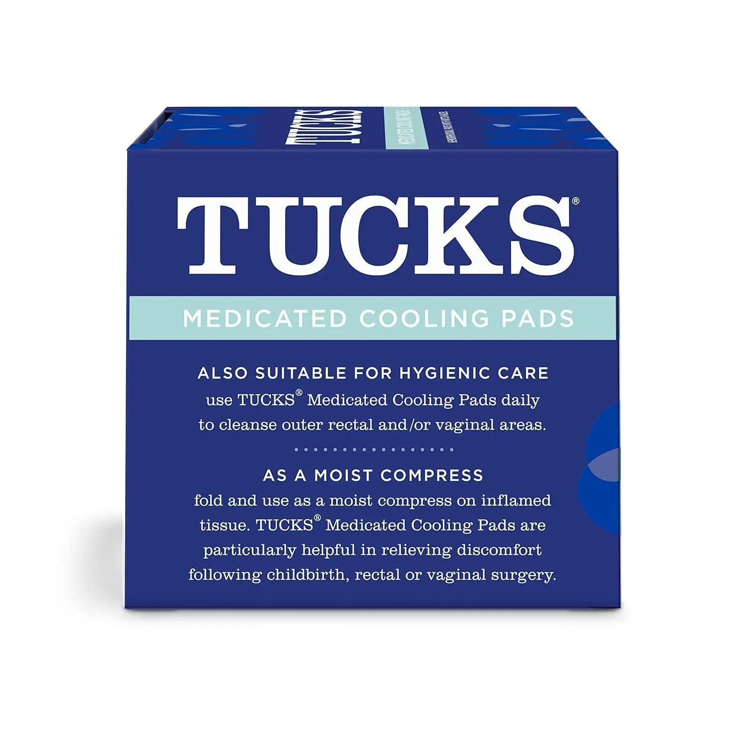 TUCKS Medicated Cooling Pads, 100 Count – Hemorrhoid Pads with Witch Hazel, Cleanses Sensitive Areas, Protects from Irritation, Hemorrhoid Treatment, Medicated Pads Used by Hospitals - dailyvitalstore