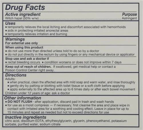 TUCKS Medicated Cooling Pads, 100 Count – Hemorrhoid Pads with Witch Hazel, Cleanses Sensitive Areas, Protects from Irritation, Hemorrhoid Treatment, Medicated Pads Used by Hospitals - dailyvitalstore