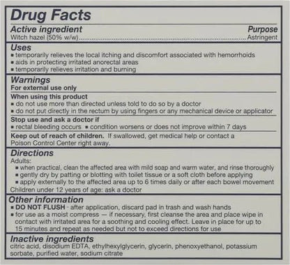 TUCKS Medicated Cooling Pads, 100 Count – Hemorrhoid Pads with Witch Hazel, Cleanses Sensitive Areas, Protects from Irritation, Hemorrhoid Treatment, Medicated Pads Used by Hospitals - dailyvitalstore