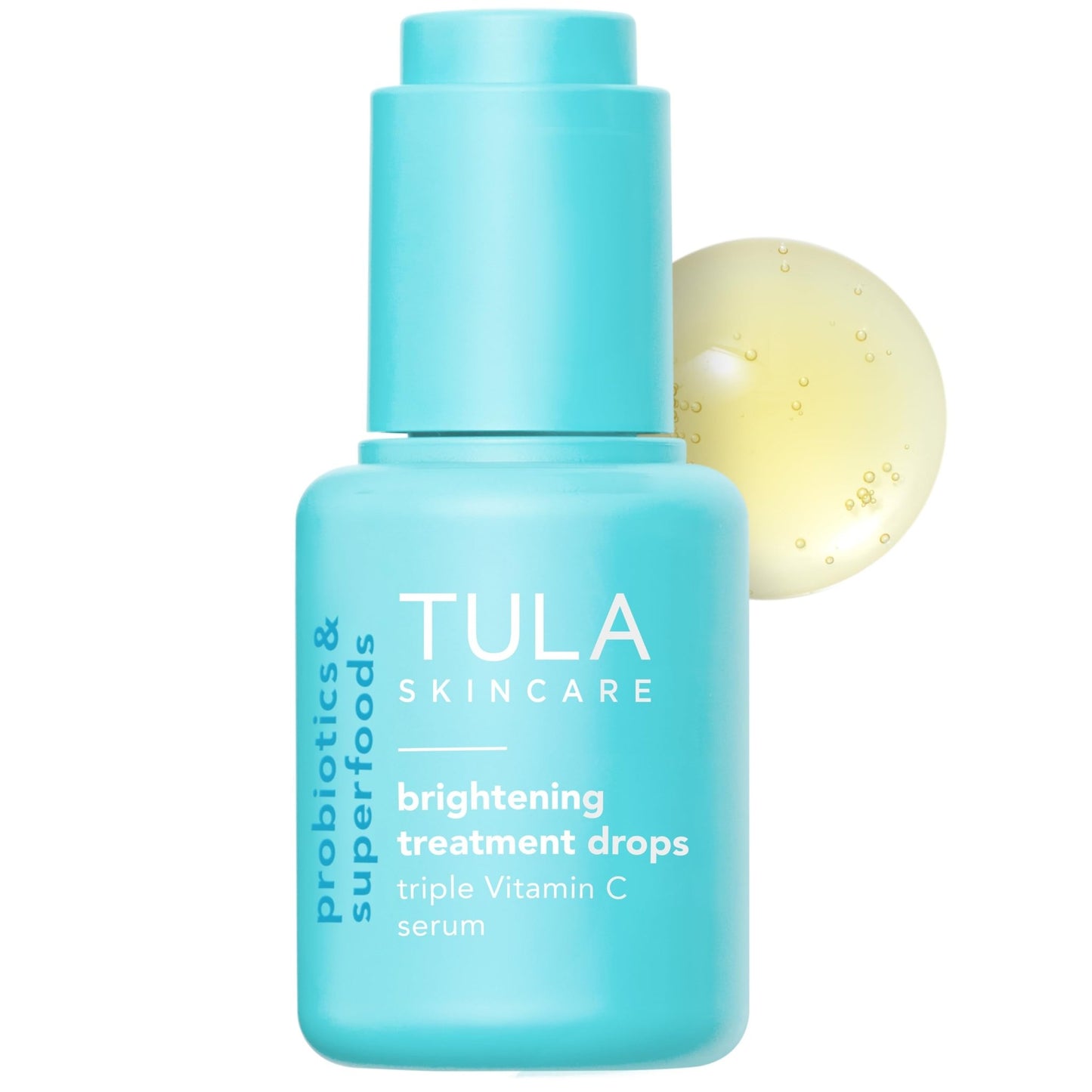 TULA Skin Care Brightening Treatment Drops - Vitamin C Serum, Brightens the Look of Dull Skin & Dark Spots, 1 fl oz. - dailyvitalstore