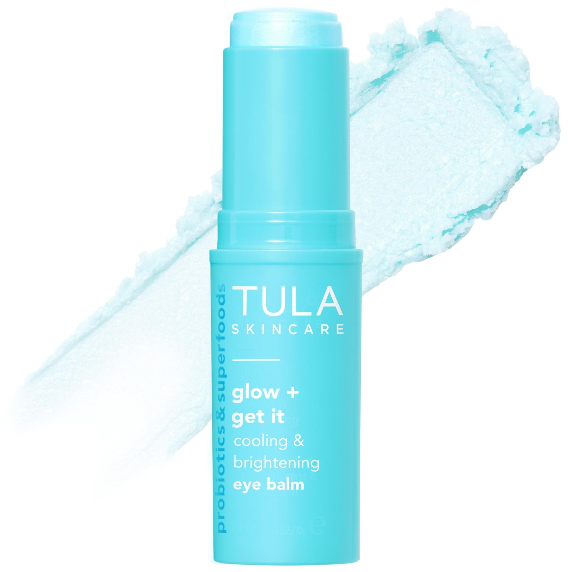 TULA Skin Care Eye Balm Glow & Get It - Dark Circle Treatment, Instantly Hydrate and Brighten Undereye Area, Portable and Perfect to Use On-the-go, 0.35 oz. - dailyvitalstore