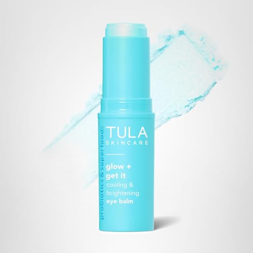 TULA Skin Care Eye Balm Glow & Get It - Dark Circle Treatment, Instantly Hydrate and Brighten Undereye Area, Portable and Perfect to Use On-the-go, 0.35 oz. - dailyvitalstore