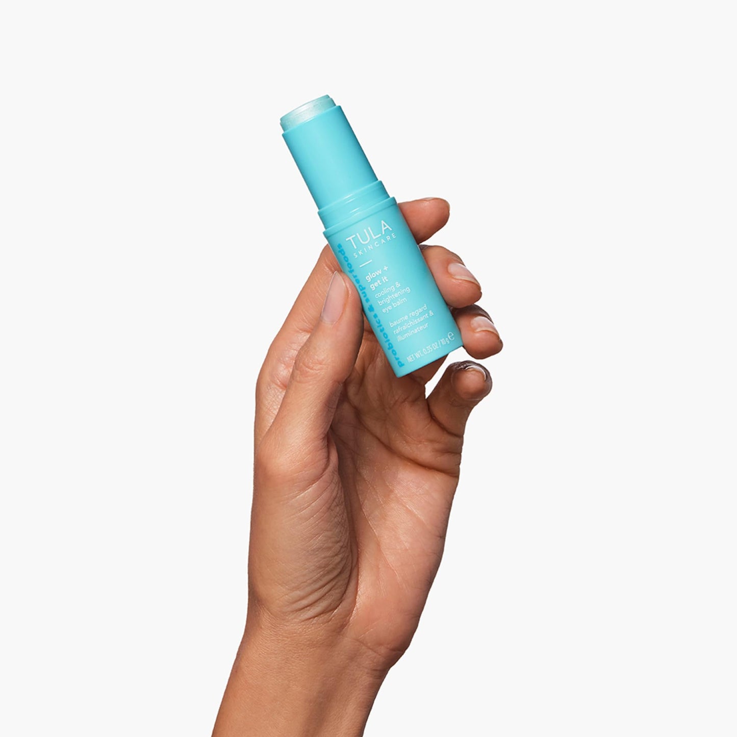 TULA Skin Care Eye Balm Glow & Get It - Dark Circle Treatment, Instantly Hydrate and Brighten Undereye Area, Portable and Perfect to Use On-the-go, 0.35 oz. - dailyvitalstore
