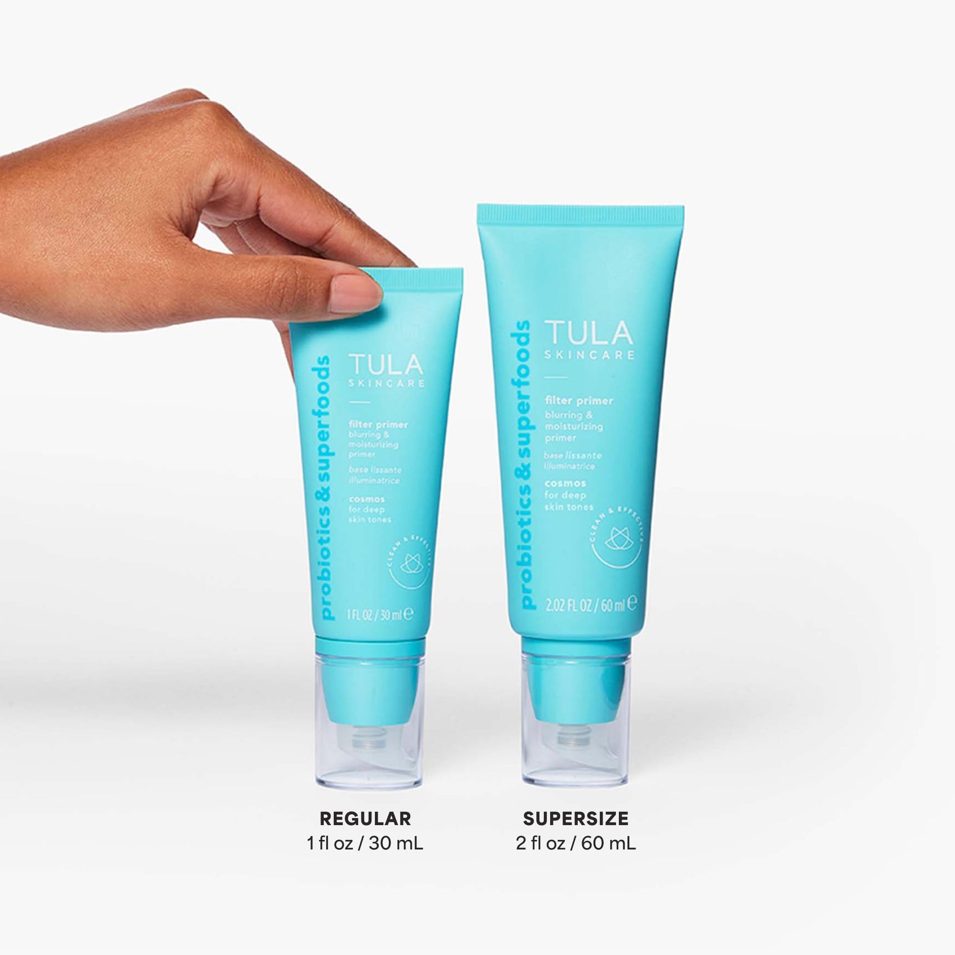 TULA Skin Care Face Filter Blurring and Moisturizing Primer - Cosmos, Evens the Appearance of Skin Tone & Redness, Hydrates & Improves Makeup Wear, 1fl oz - dailyvitalstore