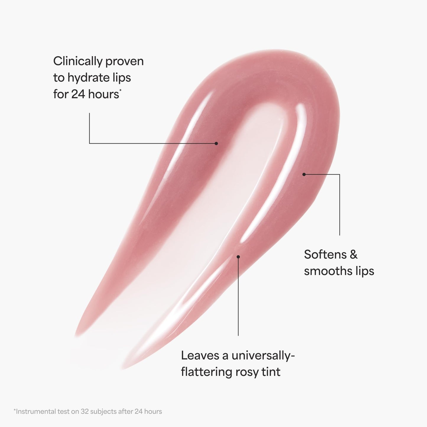 TULA Skin Care Rose Glow + Get It Lip Balm - Hydrating Peptide Lip Treatment with Hyaluronic Acid & Vitamin E, 0.28 oz., Rosy Tint - dailyvitalstore