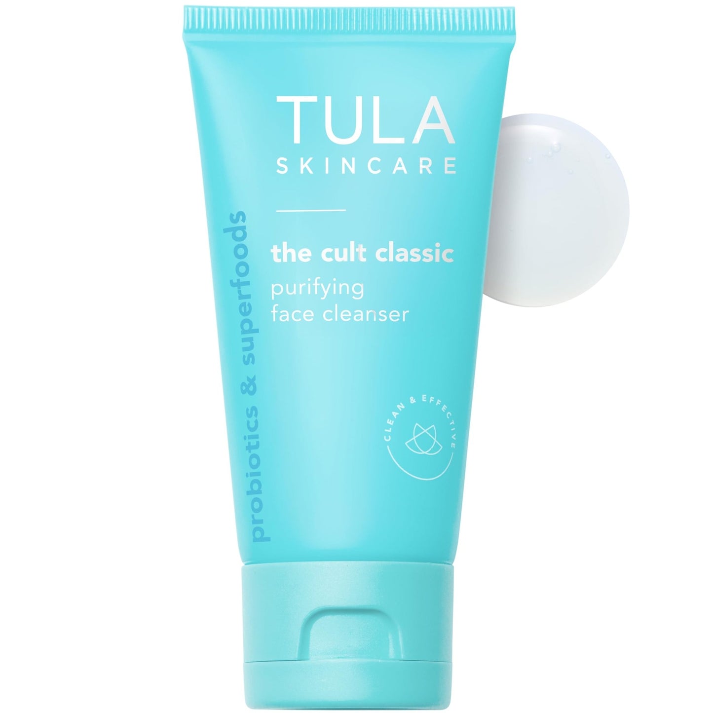 TULA Skin Care The Cult Classic Purifying Face Cleanser (Travel-Size) | Gentle and Effective Face Wash, Makeup Remover, Nourishing and Hydrating | 1.67 oz. - dailyvitalstore