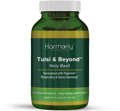 Tulsi - Holy Basil Supplement - Highest Potency, Maximum bio-availabilty, Made with Organic Herbs (Vegetarian Capsules, 120 Count) - dailyvitalstore