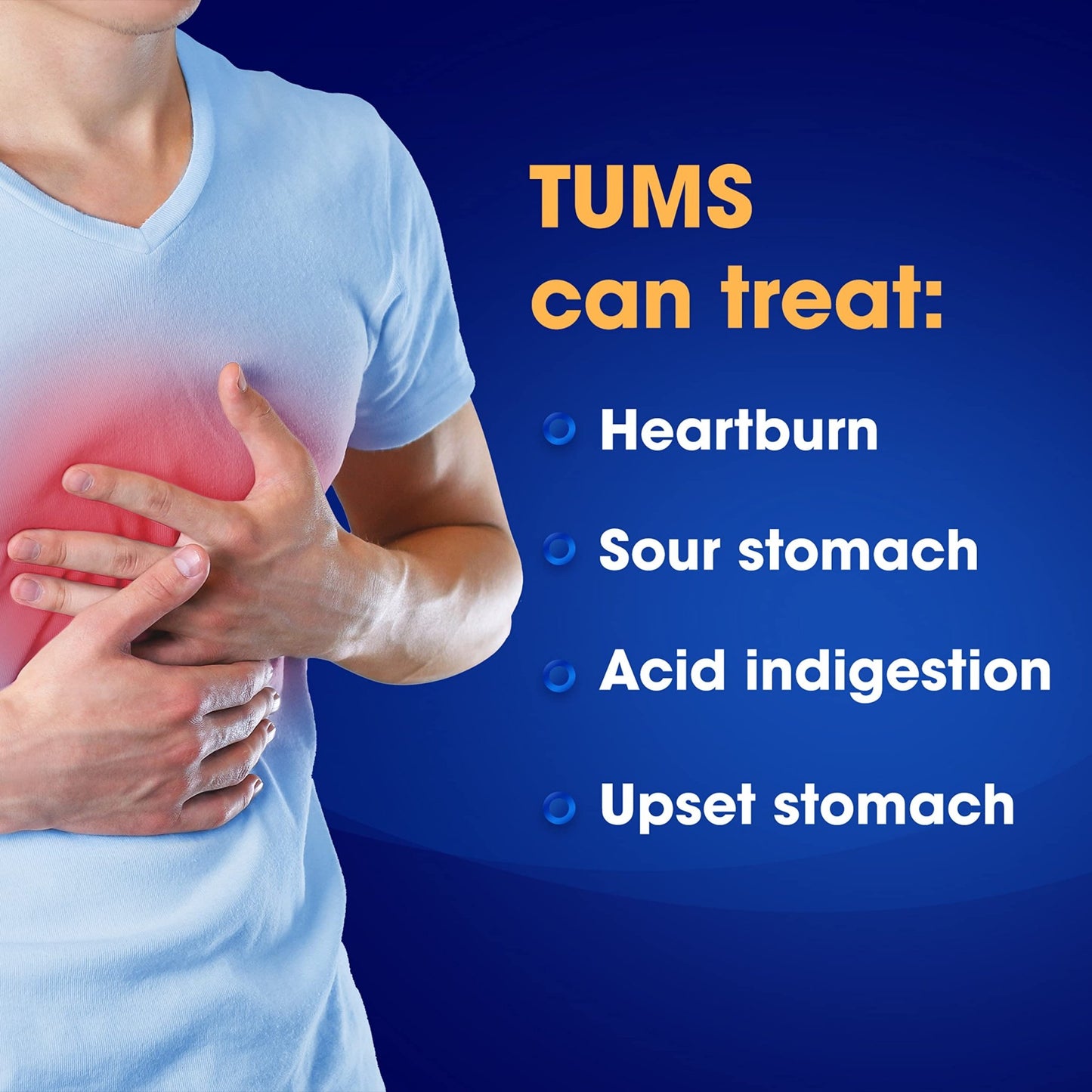 TUMS Chewy Bites Antacid Tablets for Chewable Heartburn & Acid Indigestion Relief, Assorted Berries, 32 Count - dailyvitalstore