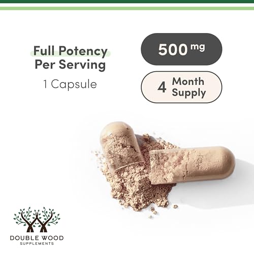 Turkesterone Supplement 500mg, 120 Capsules (Ajuga Turkestanica Extract Std. to 10% Turkesterone) Similar to Ecdysterone for Men's Health Support (Manufactured and Tested in the USA) by Double Wood - dailyvitalstore