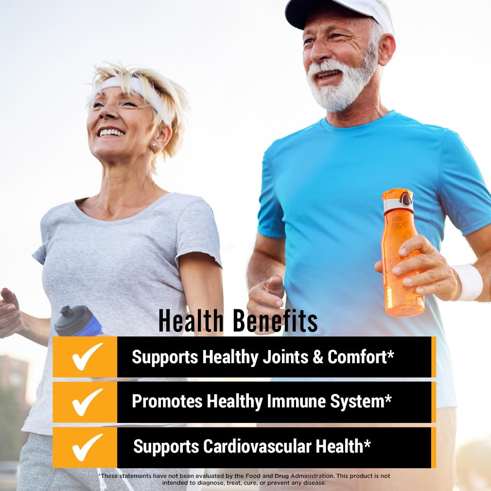 Turmeric Curcumin with BioPerine Black Pepper & 95% Curcuminoids, 1965mg, Maximum Absorption for Joint Support, Non-GMO Turmeric Capsules, - dailyvitalstore