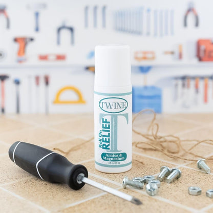 TWINE All-Natural Muscle Relief Roller with Arnica, Camphor & Eucalyptus – 90ml - dailyvitalstore