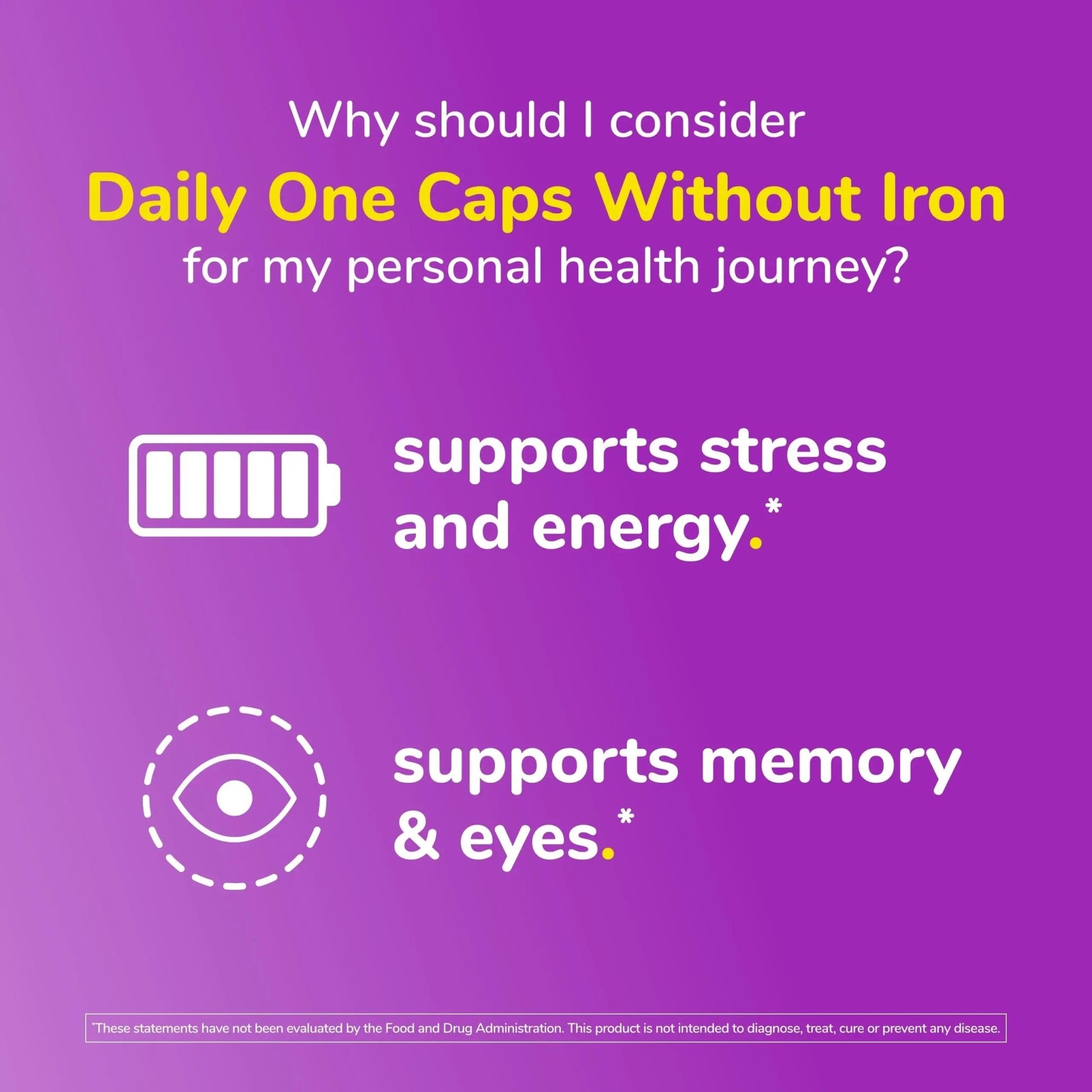 Twinlab Daily One Caps Without Iron - Nutritional Supplement with Zinc, B Vitamins, Magnesium, and More - 180 Capsules - dailyvitalstore