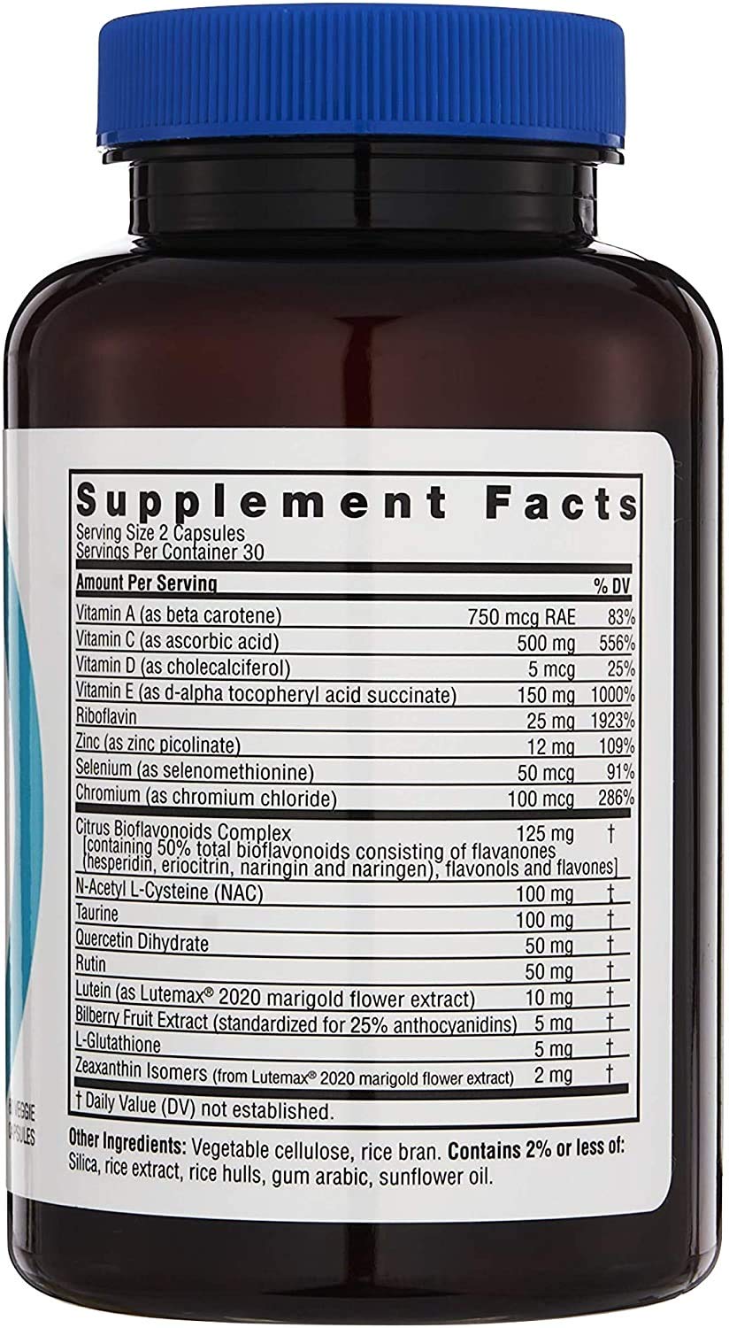 Twinlab Ocuguard Plus - Eye Supplement with Zinc, Vitamin A, C & D - 60 Veggie Capsules - dailyvitalstore