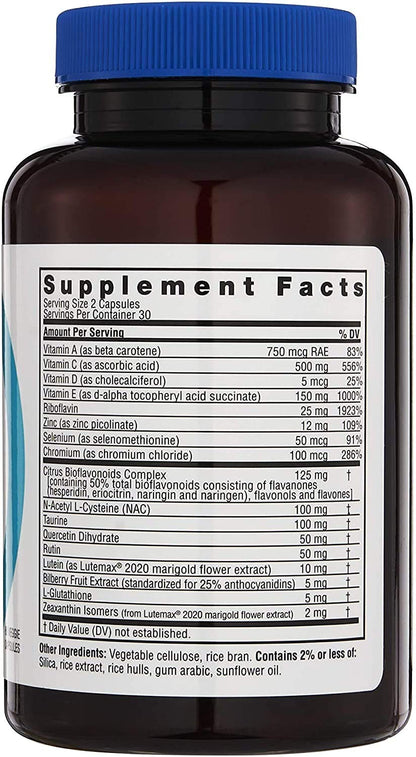 Twinlab Ocuguard Plus - Eye Supplement with Zinc, Vitamin A, C & D - 60 Veggie Capsules - dailyvitalstore