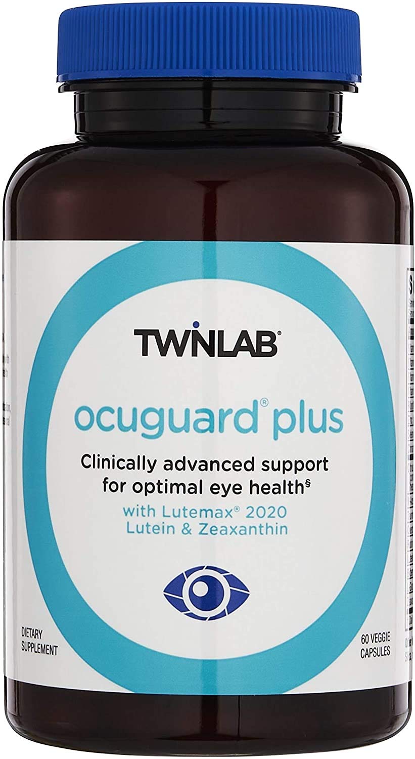 Twinlab Ocuguard Plus - Eye Supplement with Zinc, Vitamin A, C & D - 60 Veggie Capsules - dailyvitalstore