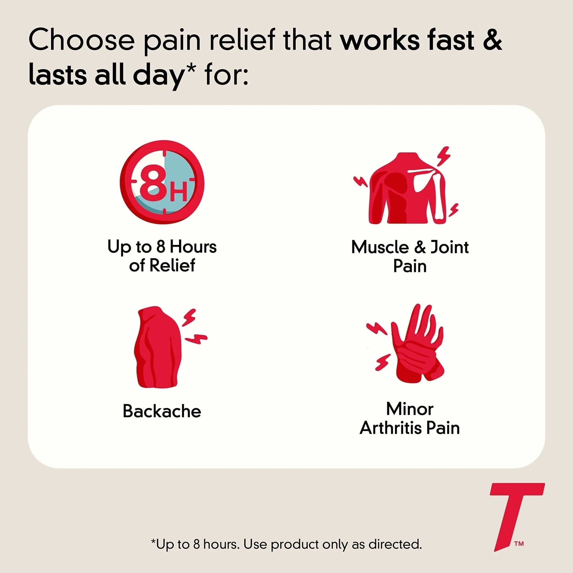 Tylenol 8 Hour Acetaminophen 650 mg Extended Release Caplets, Fast Acting Bi-Layer Design, Quick & Long Lasting Pain Relief for Muscle, Joint, Back & Arthritis Aches, Fever Reducer, 100 Count - dailyvitalstore