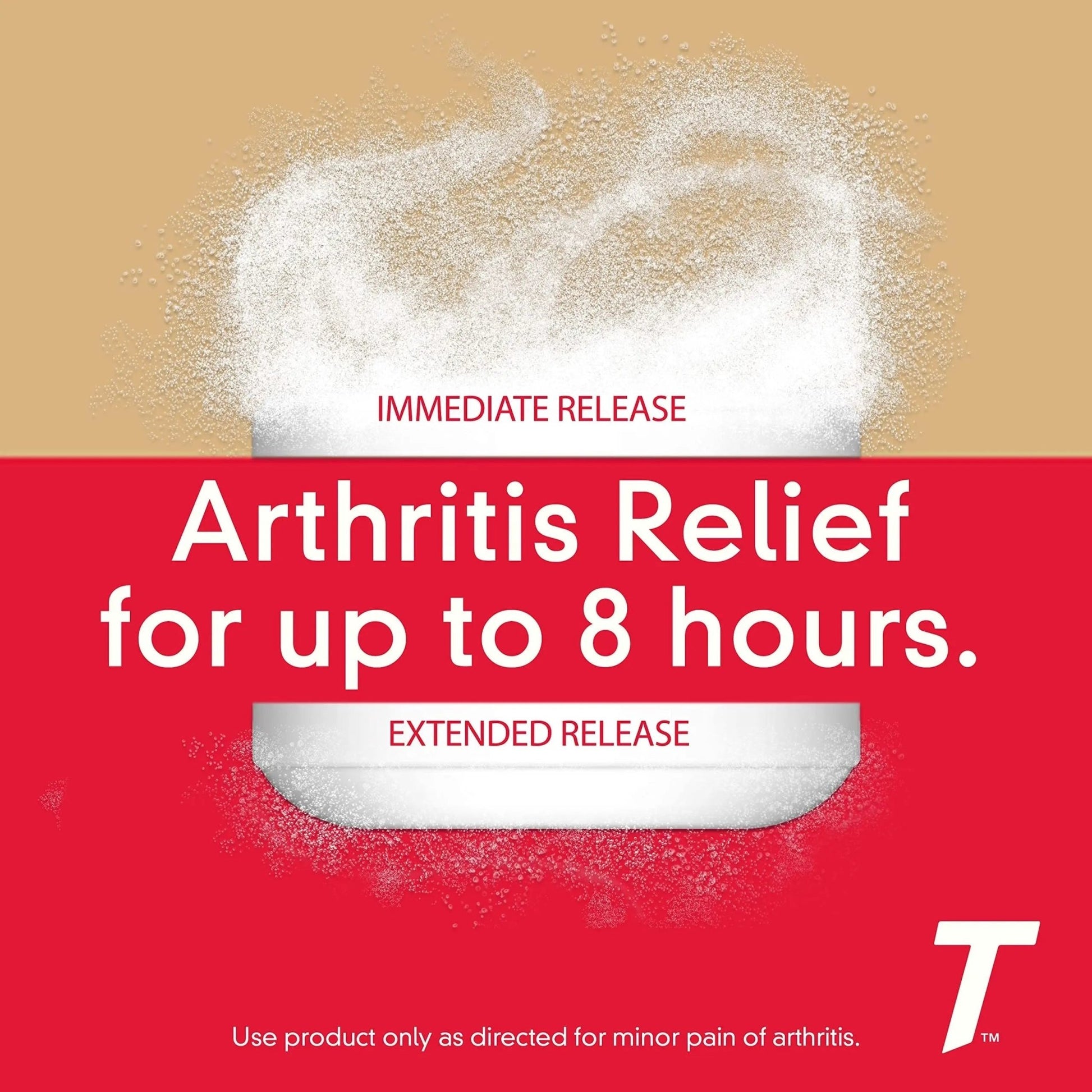 Tylenol 8HR Arthritis Pain Relief Caplets, Fast, Strong Pain Relief, 650 mg Acetaminophen for Minor Arthritis & Joint Pain, Fever Reducer, Extended Release, Won't Irritate Stomach, 100 Count - dailyvitalstore
