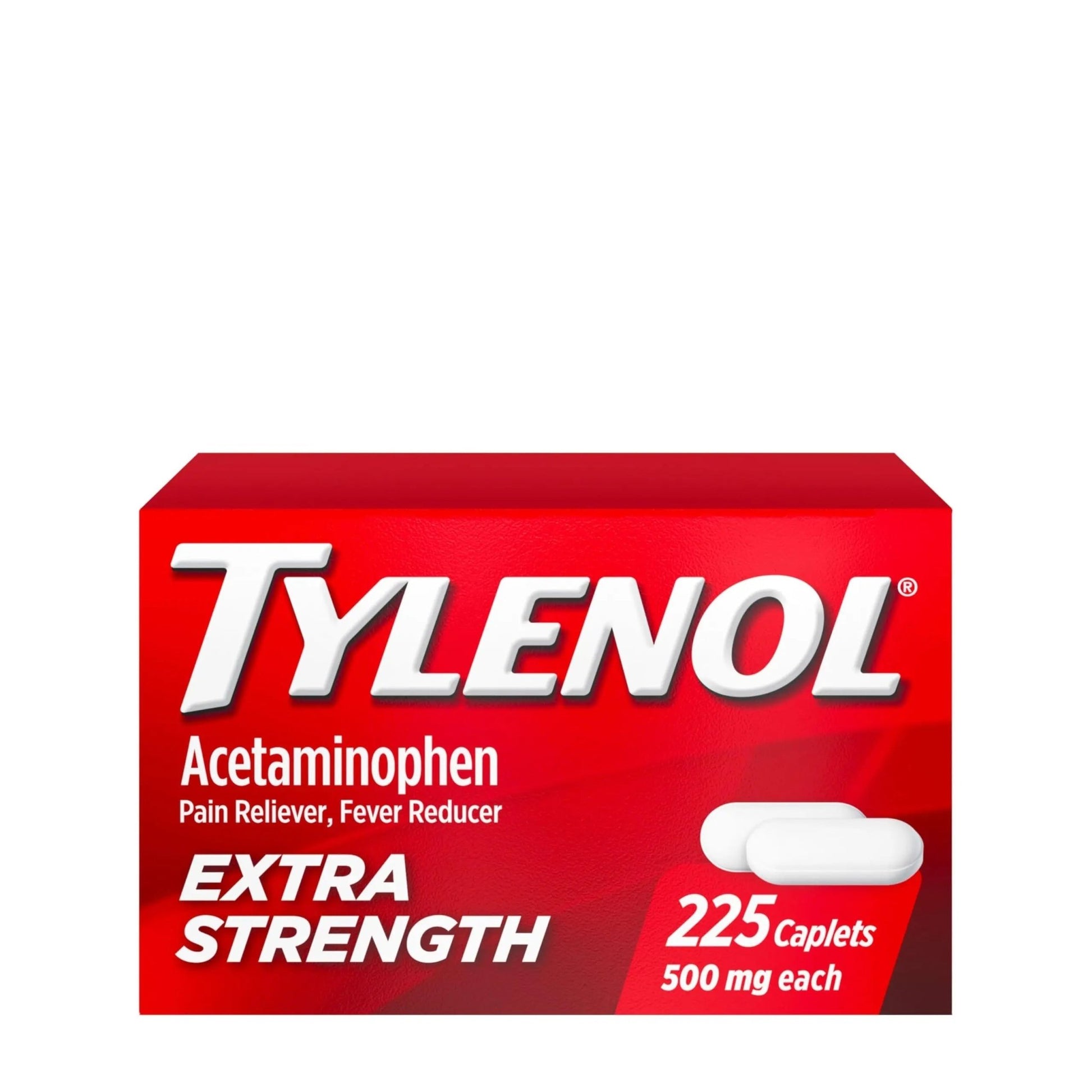 Tylenol Extra Strength Acetaminophen 500 mg Caplets, Fast, Strong Pain Relief, Fever Reducer, Pills for Headache, Backache, Toothache, Minor Arthritis & Menstrual Cramps, Value Size, 225 Count - dailyvitalstore