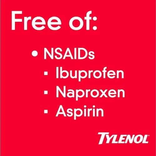 Tylenol Extra Strength Liquid Gels, Fast, Strong Pain Relief, Fever Reducer for Adults with 500 mg Acetaminophen, Fast-Acting Liquid Gel Capsules for Headaches & Minor Pain Relief, 75 Count - dailyvitalstore