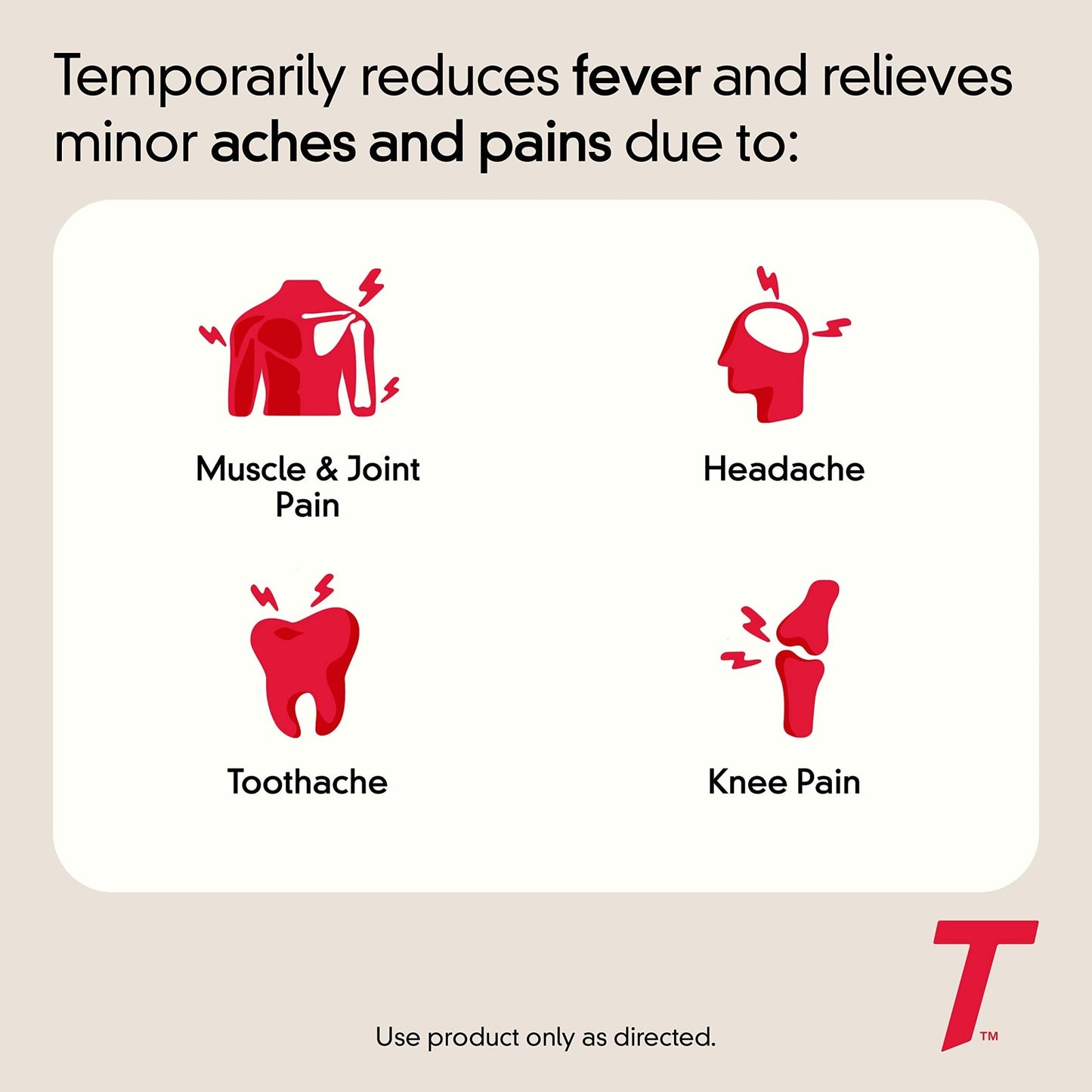 Tylenol Extra Strength Pain Relief Pills, Fast, Strong Pain Relief, Acetaminophen 500 mg Caplets, Pain Reliever & Fever Reducer Medicine for Headache, Backache, Toothache & Minor Arthritis, 100 Count - dailyvitalstore