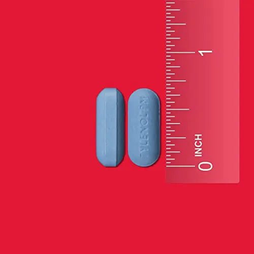 Tylenol PM Extra Strength Nighttime Pain Reliever Sleep Aid Caplets with Acetaminophen & Diphenhydramine HCl, Relief for Nighttime Aches & Pains, Travel Size, 50 Packs of 2 Caplets - dailyvitalstore