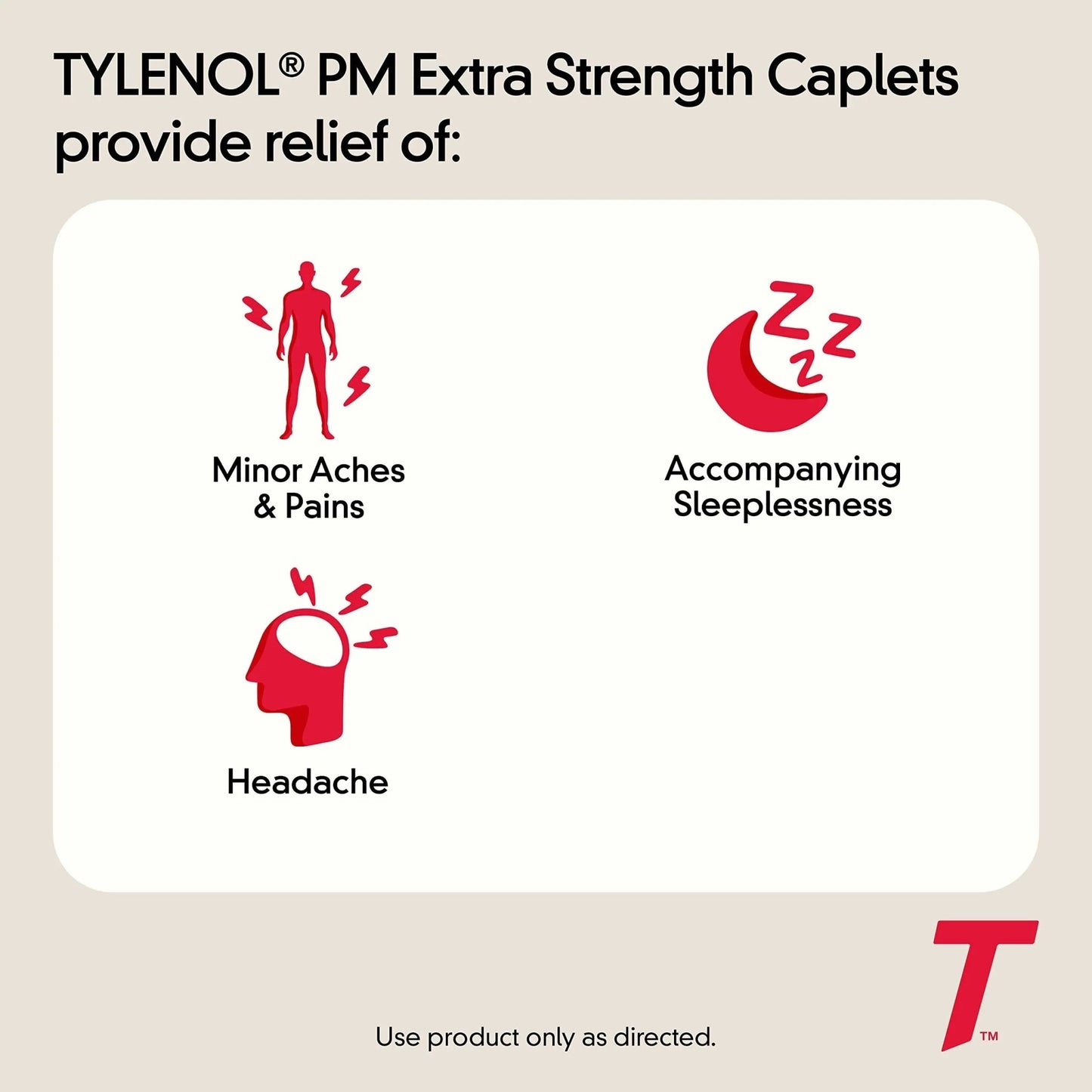 Tylenol PM Extra Strength Nighttime Pain Reliever Sleep Aid Caplets with Acetaminophen & Diphenhydramine HCl, Relief for Nighttime Aches & Pains, Travel Size, 50 Packs of 2 Caplets - dailyvitalstore