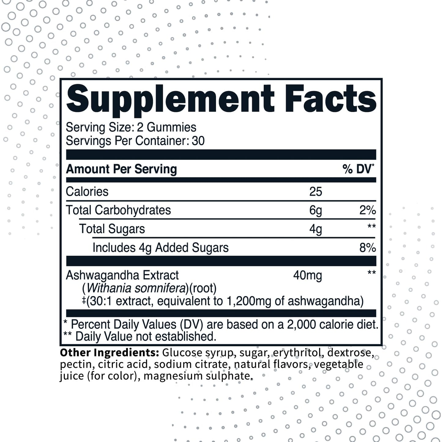 Type Zero Ashwagandha Gummies 60 Gummies for 30 Servings Per Bottle - Ashwagandha Herbal Extract Supplement, Gluten Free, GMO Free - dailyvitalstore