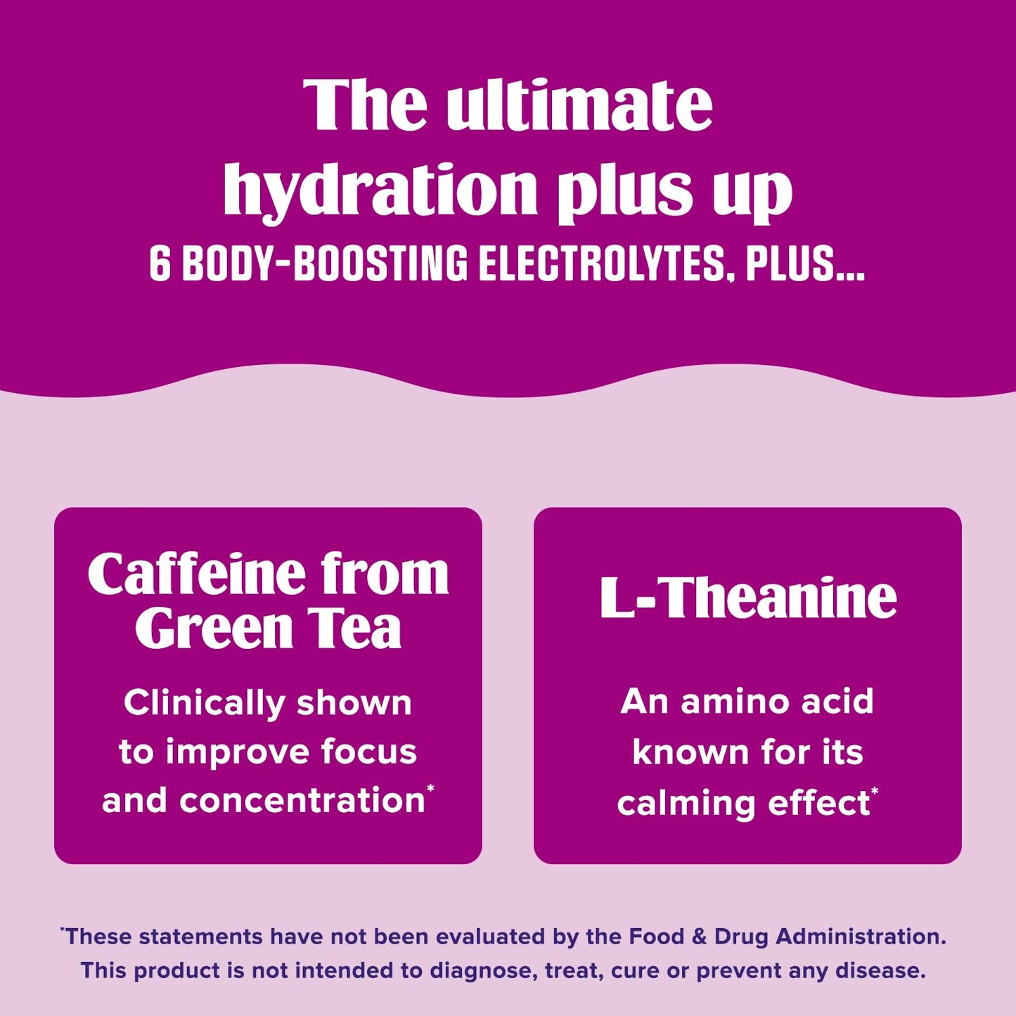 Ultima Replenisher Daily Focus Supplement & Electrolytes Powder - Acai Blueberry, 14 Stickpacks - Hydration Packets, 60mg Caffeine from Green Tea Extract & L-Theanine - dailyvitalstore
