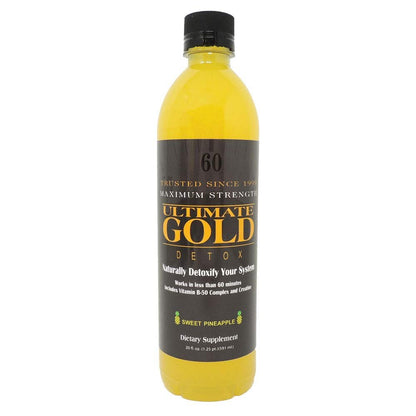 Ultimate Gold Detox Drink - 20oz / Sweet Pineapple - dailyvitalstore
