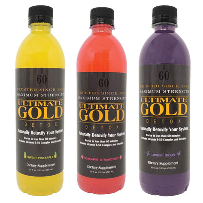 Ultimate Gold Detox Drink - 20oz / Sweet Pineapple - dailyvitalstore