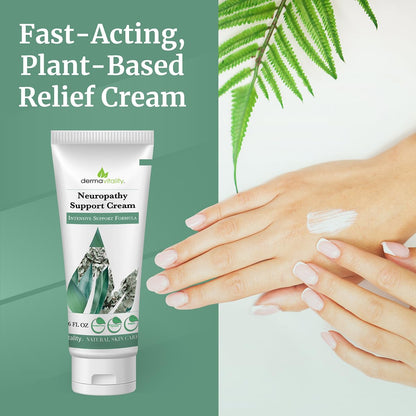 UltimateVitality Neuropathy Support Cream – Natural Organic Cream for Feet, Hands, Legs, Toes Includes Arnica, Capsicum Frutescens Fruit Extract, Peppermint a Ginger - 6 Ounces - dailyvitalstore