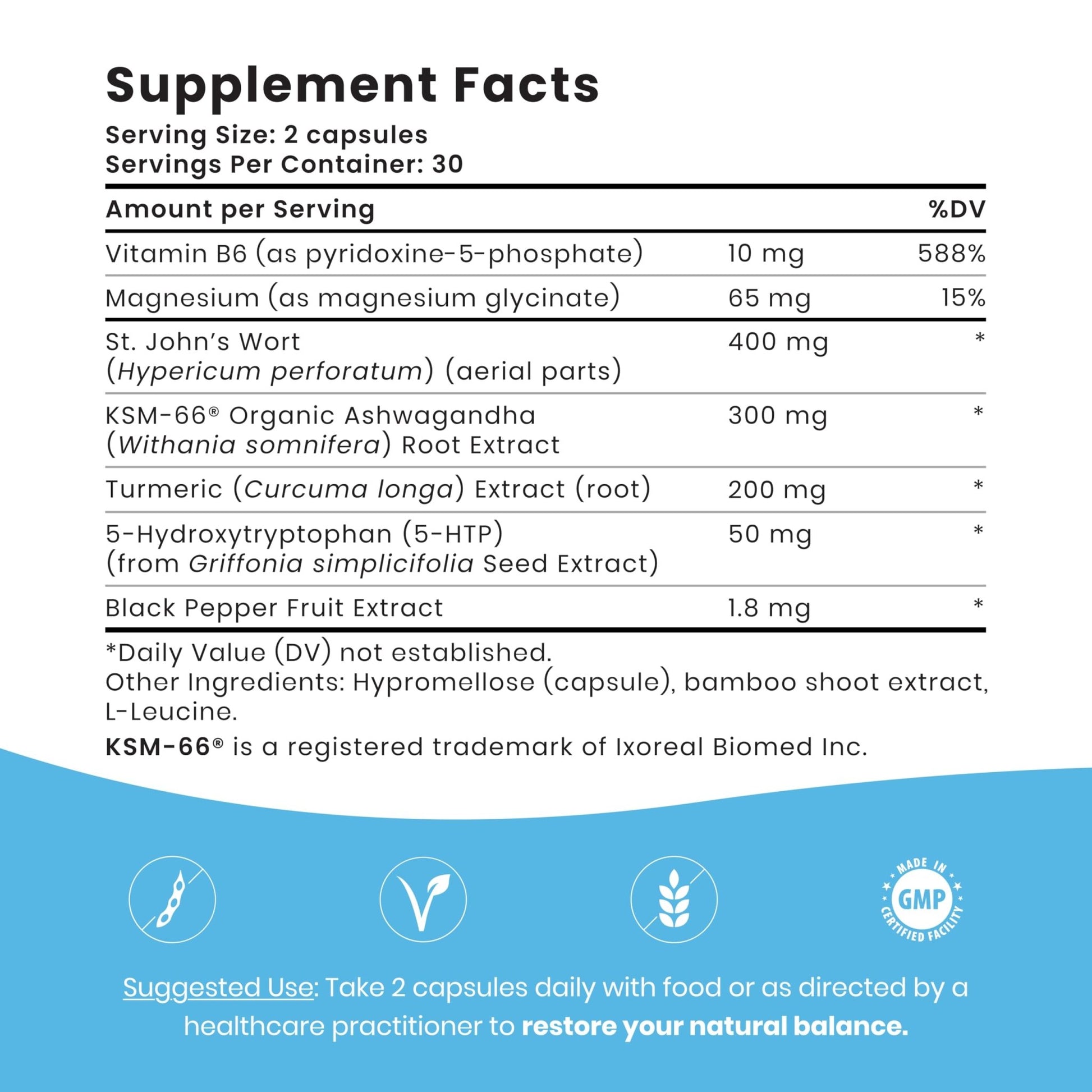 Ultisana UltiChill Stress Relief Supplement, Non-Drowsy | for Enhanced Mood, Immune Booster & Sleep Support | Magnesium Glycinate, Vitamin B6, KSM-66 Ashwagandha, Turmeric & 5-HTP | Non-GMO, 60 Count - dailyvitalstore