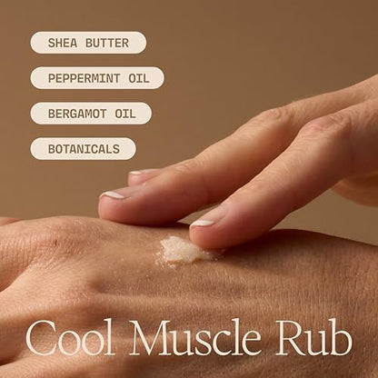 Ultra Life Sport – Premium Cooling Muscle Rub – Vegan Topical Balm with Peppermint & Bergamot – Organic, Non-GMO, Water-Based Formula – Clean Botanical Ingredients - dailyvitalstore