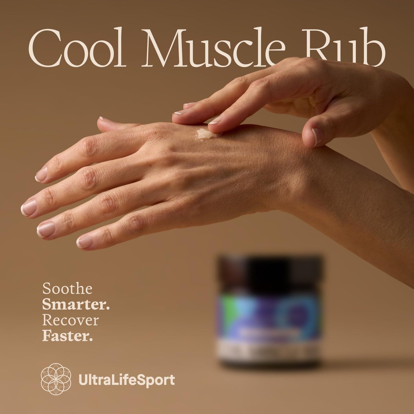 Ultra Life Sport – Premium Cooling Muscle Rub – Vegan Topical Balm with Peppermint & Bergamot – Organic, Non-GMO, Water-Based Formula – Clean Botanical Ingredients - dailyvitalstore