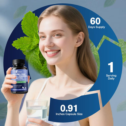 Ultra Probiotics for Women Men 200 Billion CFU - 36 Strains 14 Digestive Enzymes, 4 Anti-Bloat Herbs, 3 Prebiotic Fibers & 4 Postbiotics, Gut, Digestive, Regularity - dailyvitalstore