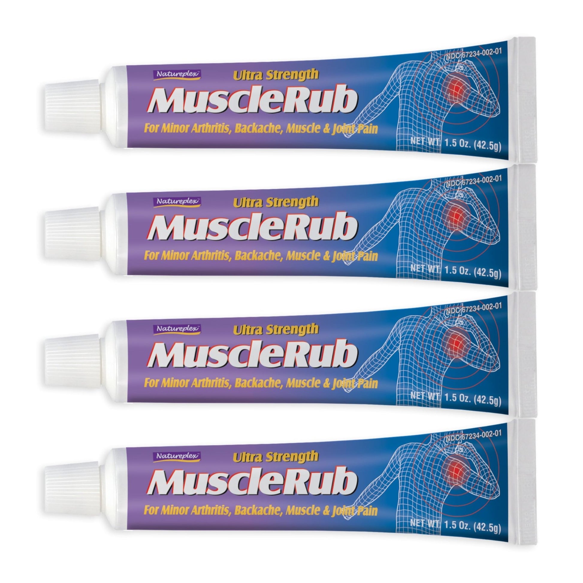 Ultra Strength Muscle Rub 4 Pack - dailyvitalstore