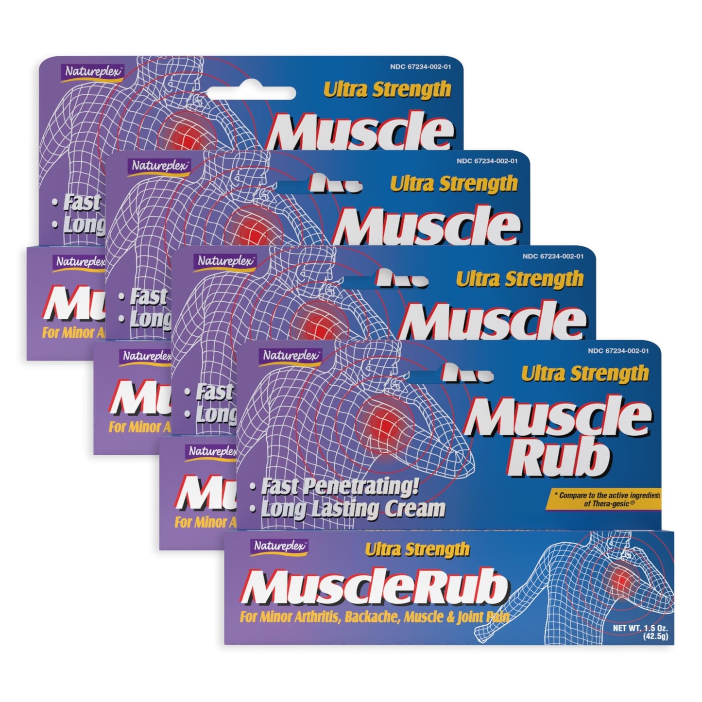 Ultra Strength Muscle Rub 4 Pack - dailyvitalstore