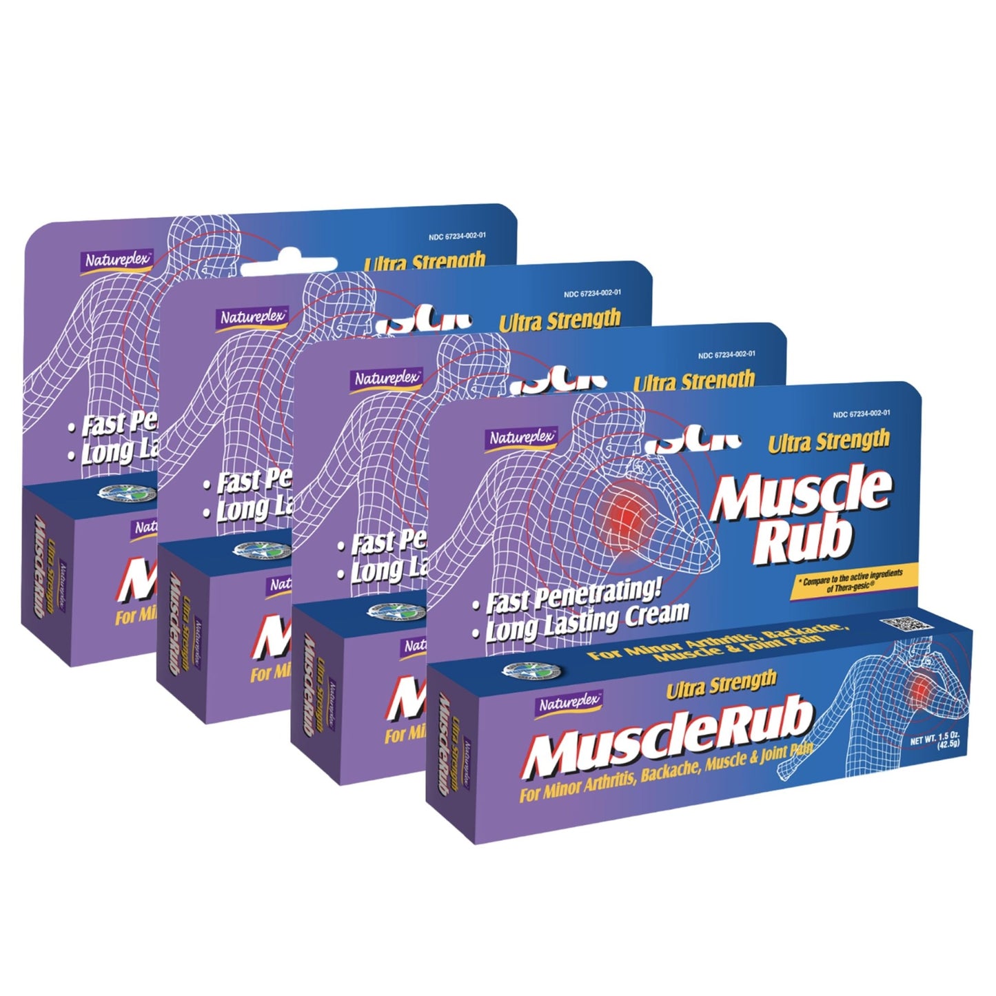 Ultra Strength Muscle Rub 4 Pack - dailyvitalstore