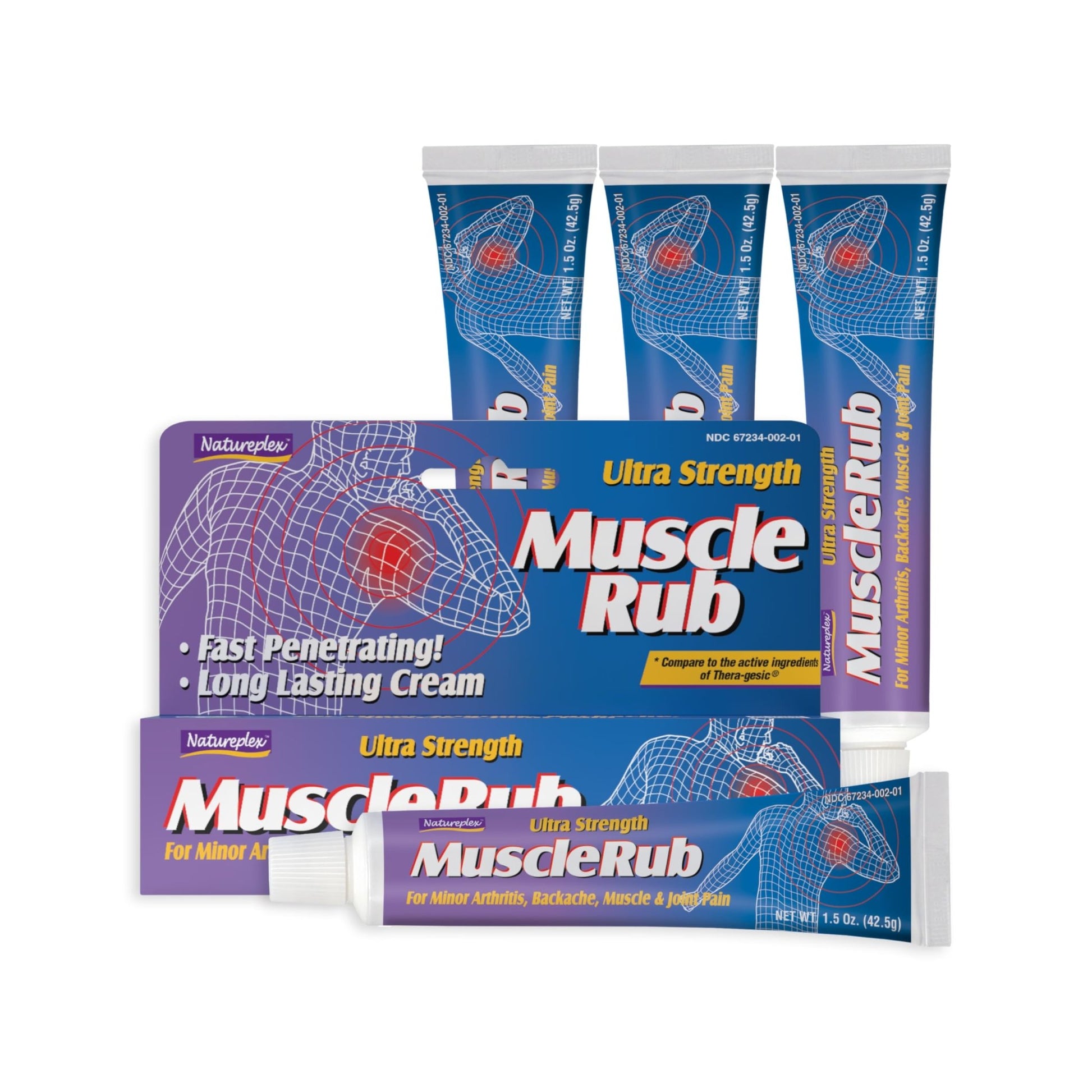 Ultra Strength Muscle Rub 4 Pack - dailyvitalstore